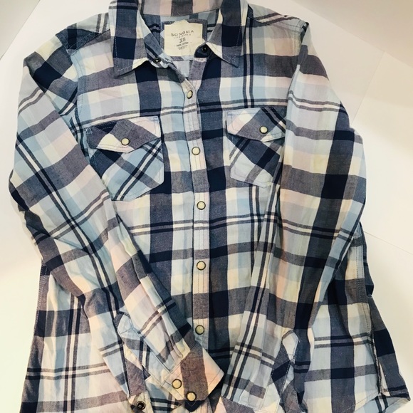 Sonoma brand plead fitted shirt - Picture 2 of 4